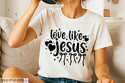 Christian Love Like Jesus Bow SVG, a Graphic by mh_arif (Thumbnail 5 of 5)