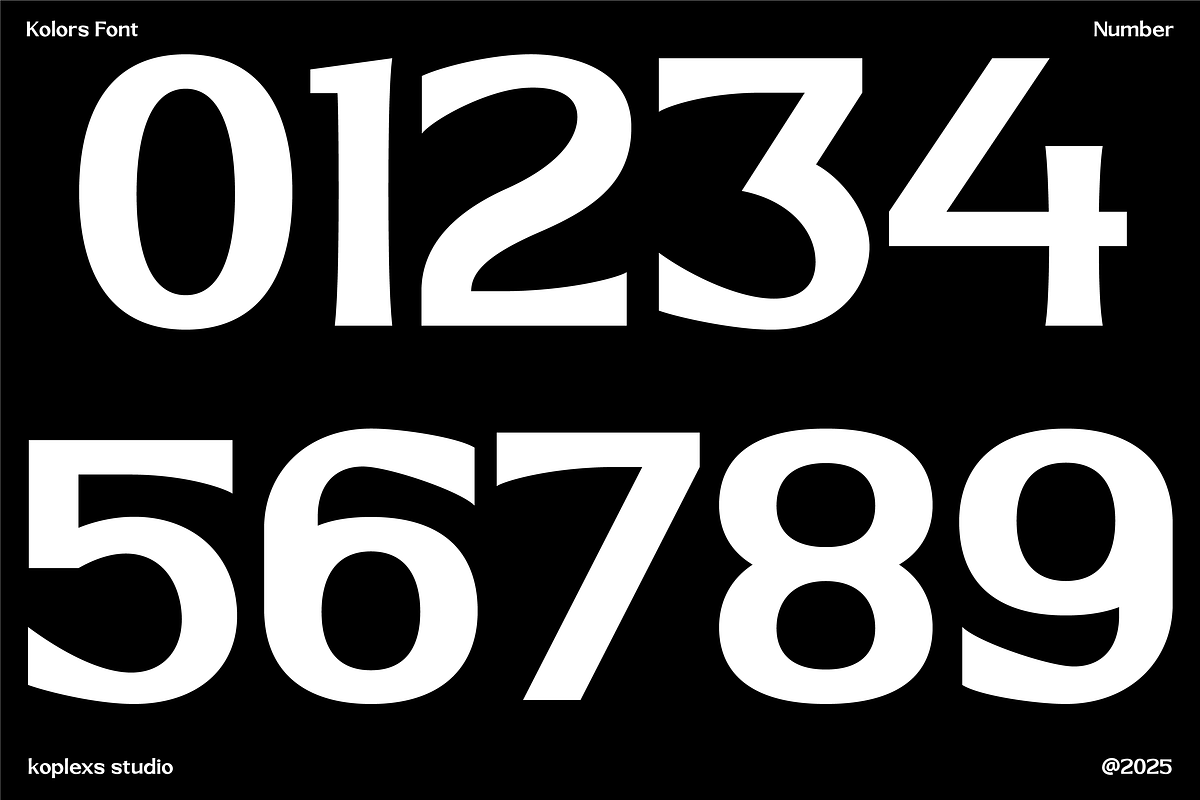 Kolors Modern Aesthetic Font, a Font by Koplexs Studio (Photo 4 of 12)