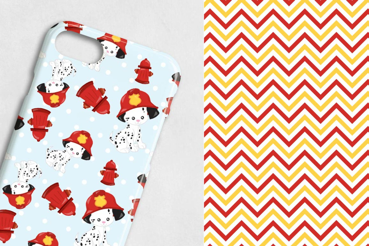 FIREFIGHTER Pattern collection, a Pattern Graphic by PrettyPatterns