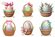 Cute Easter Egg Basket PNG Clipart., an Object Illustration by KennedyStudio (Thumbnail 2 of 5)