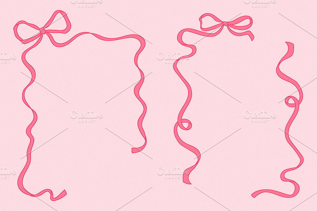 Bows & Frames Hand Drawn Collection, an Object Graphic by Kokoshka (Photo 12 of 13)