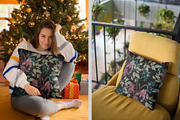 Spring purple irises pattern, a Pattern Graphic by Matrioshka (Thumbnail 5 of 6)