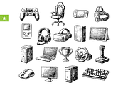 Vintage Gaming & Tech Set, an Object Graphic by RT Studio (Thumbnail 1 of 4)