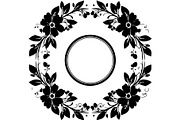 Floral Wreath Frame Bundle, an Object Graphic by Creativeshirt (Thumbnail 10 of 20)