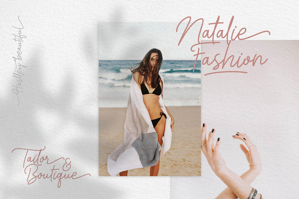 Haslley Beautiful Monoline preview 4