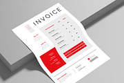 Minimal Invoice Layout, a Stationery Template by ContestDesign (Thumbnail 2 of 3)
