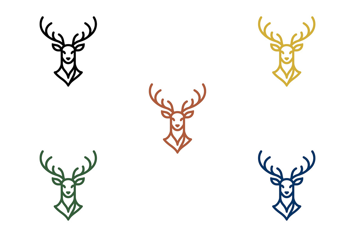 Minimal Deer Modern Logo, a Branding & Logo Template by Vectorium Studio (Photo 3 of 12)