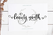 Beauty Youth. Lovely Script, a Script Font by CallMeStasia (Thumbnail 1 of 21)