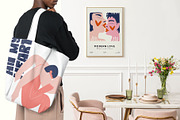 Modern Love Wall Art Creator, a Decorative Illustration by Leleka.Store (Thumbnail 12 of 16)