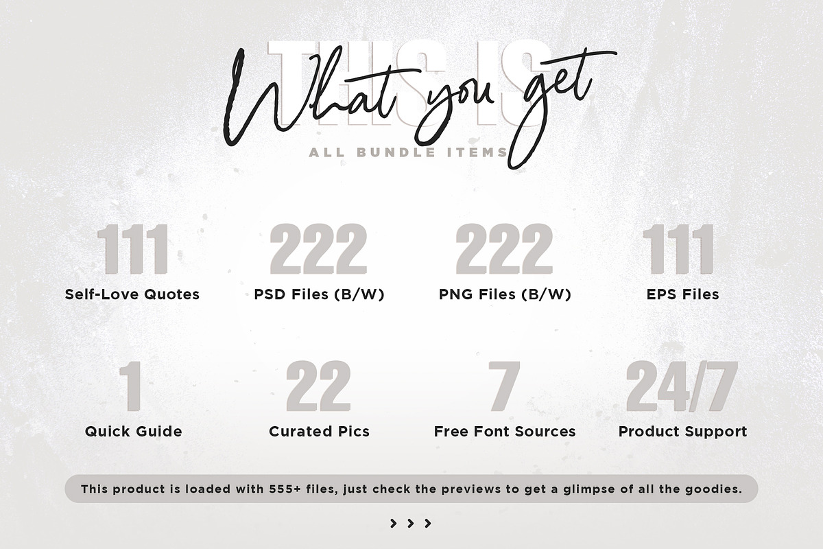 111 x Self-Love Quotes - B/W Edition, a Social Media Template by The Wedding Shop (Photo 3 of 8)