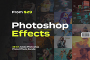 45 Photoshop Effects Bundle, a Layer Style Add-On by pixelbuddha.net (Thumbnail 1 of 46)