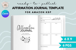 Affirmation Journal Template for KDP