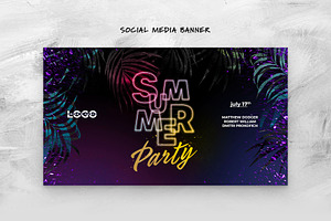 Summer Party Flyer Template