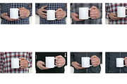 Male Blank Coffee Mug Mockup Bundle, a Cups & Container Mockup by Creatives STOCK (Thumbnail 2 of 2)