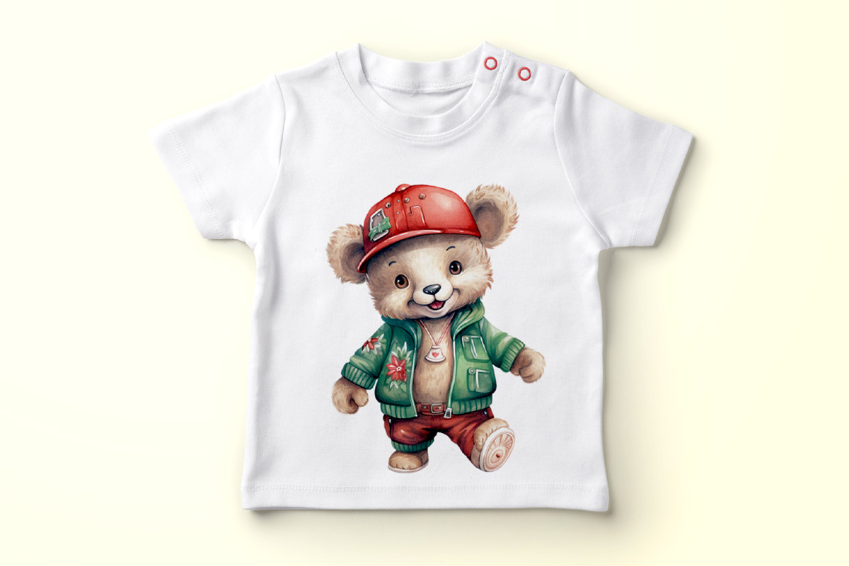 Christmas Teddy Bear Clipart,Xmas, an Animal Illustration by vivastarkids (Photo 3 of 4)