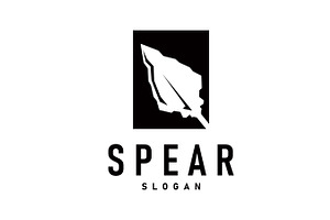 Spear Logo, Arrowhead Weapon Design, a Branding & Logo Template by Maylianaw28