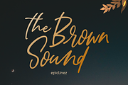 Brown Sound | Stylish Signature, a Script Font by Epiclinez (Thumbnail 1 of 5)