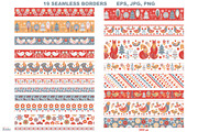 Scandinavian Borders, a Pattern Graphic by Irina Skaska (Thumbnail 2 of 8)