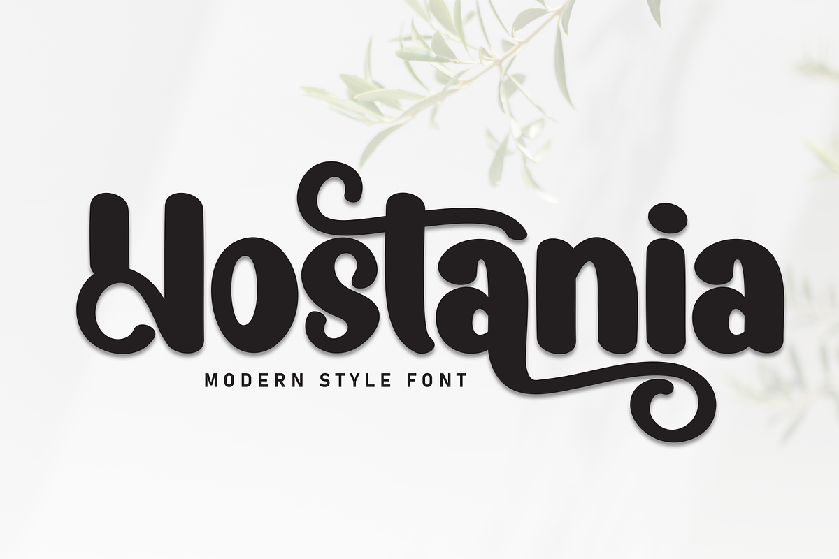 Hostania | Script Font, a Script Font by Scratchones (Photo 1 of 9)