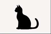Paw Cutout Cat Clipart Bundle, an Illustration by jahid234 (Thumbnail 9 of 9)