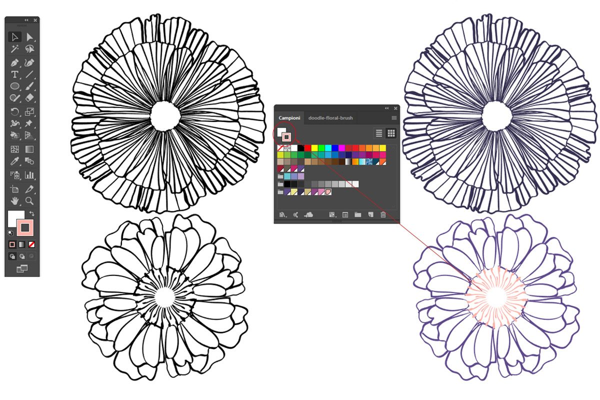Spring collection - Pattern brushes, a Brush Add-On by MM Studio (Photo 4 of 12)