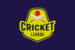 simple shield logo template cricket, a Branding & Logo Template by Pyruos ID