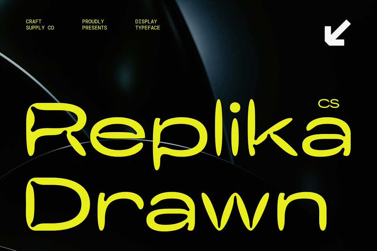 CS Replika Drawn, a Sans Serif Font by Craft Supply Co. (Photo 1 of 8)