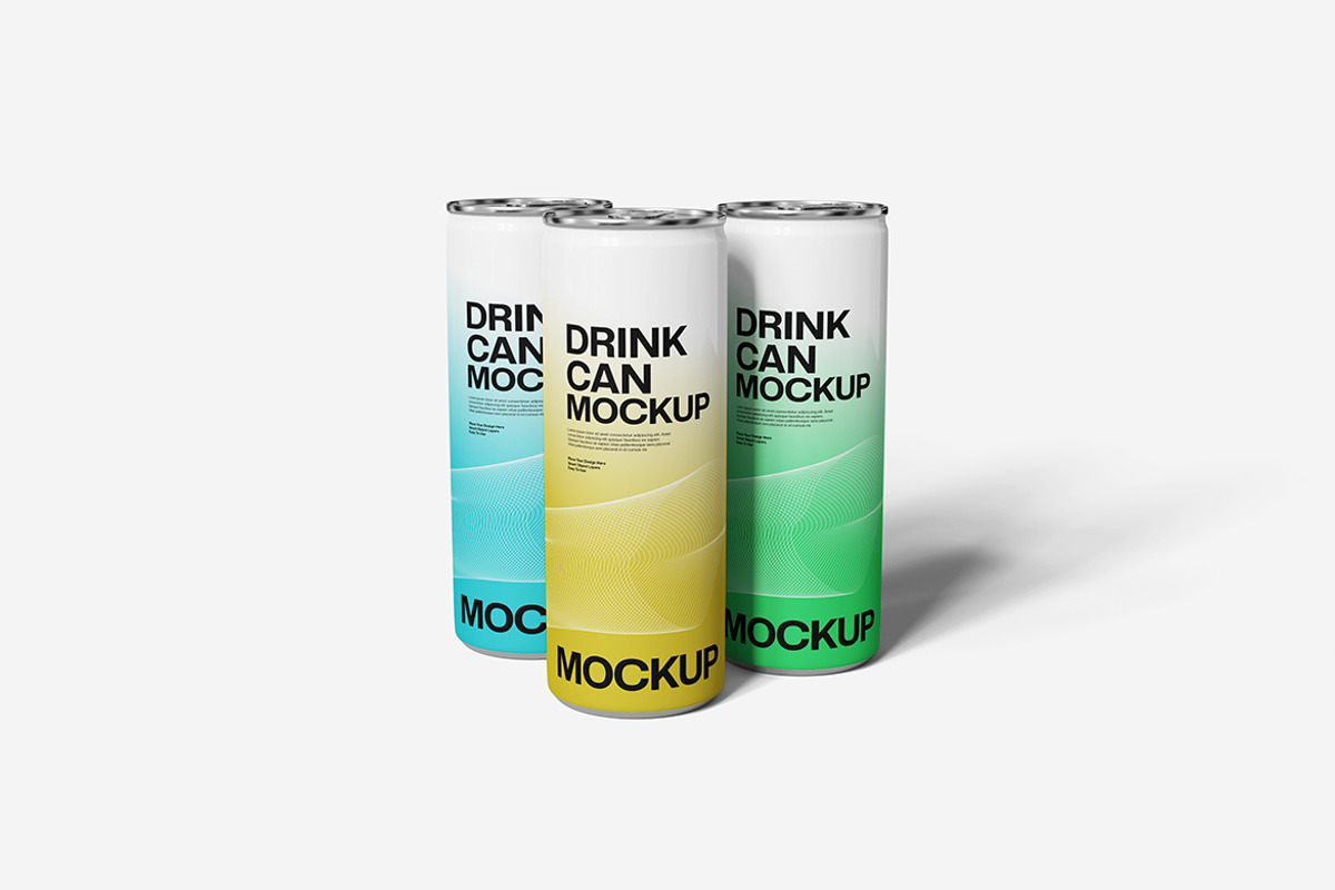 Drink Can Mockup, a Product Mockup by Indah (Photo 2 of 6)