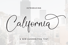 California | Script Font