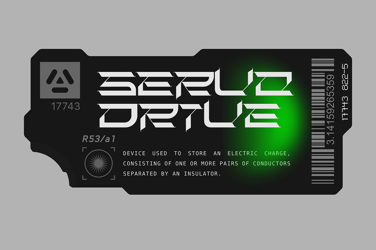Cyber Tronic - Edgy Cyberpunk Font, a Serif Font by Imoodev (Photo 2 of 5)