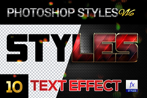 10 Creative Photoshop Styles V16