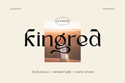 Kingred, a Font by ngene (Thumbnail 1 of 11)