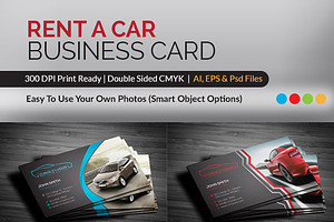 Rent A Car Business Card
