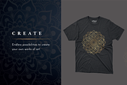 Procreate Mandala Creator Template, a Brush Add-On by Delightful Design (Thumbnail 7 of 11)