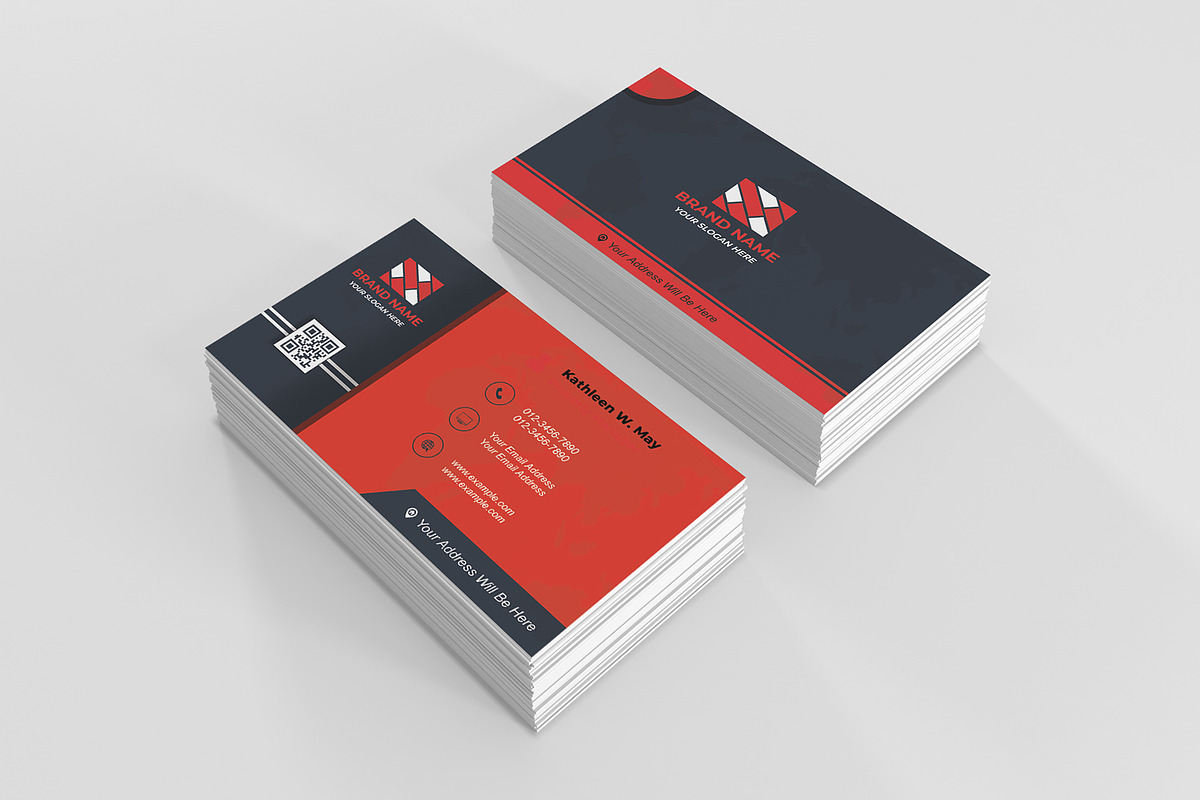 Corporate Business Card PSD, a Business Card Template by Mohammad Sarfaraz (Photo 4 of 7)