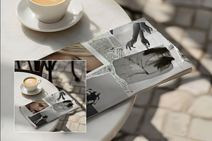 Newspaper Cafe Mockup SC012 - 01