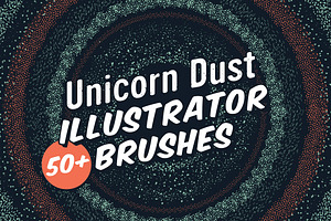 Unicorn Dust Illustrator Brushes