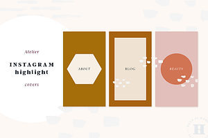 Atelier Instagram Highlight Covers