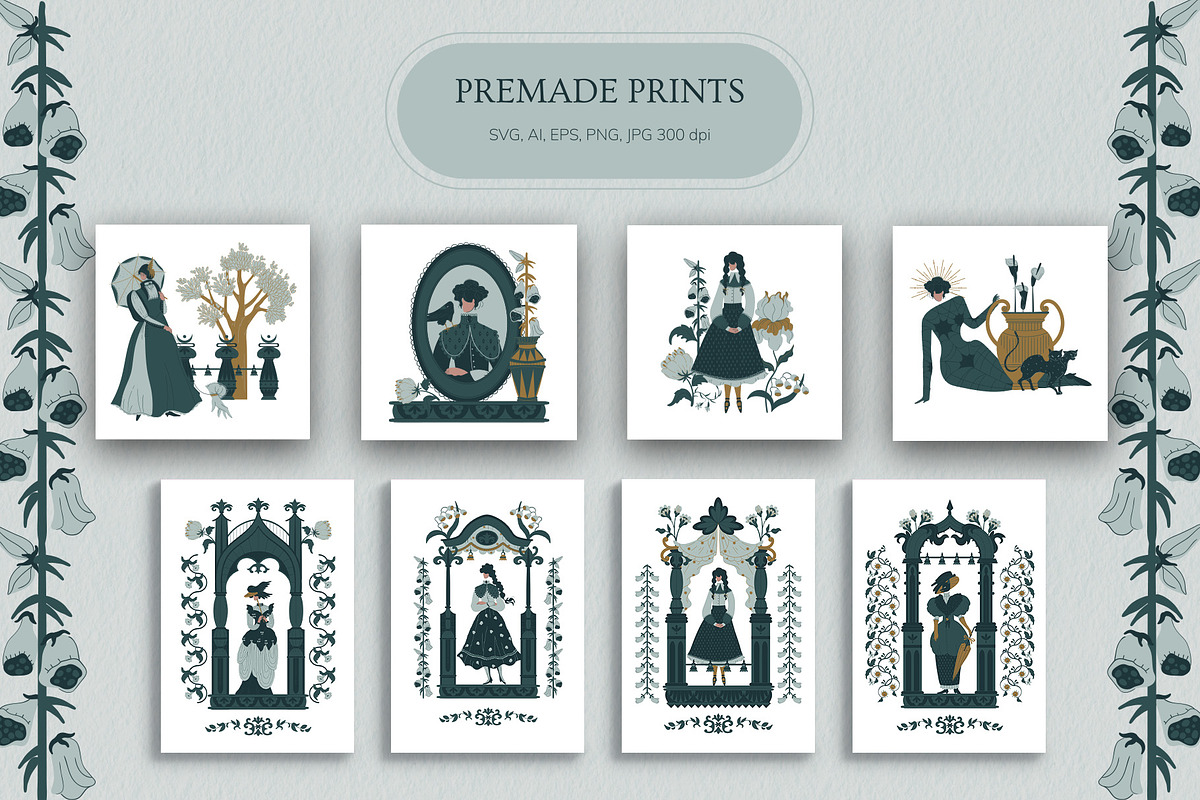 Gothic picnic, a Person Illustration by Vector Mystery (Photo 5 of 12)