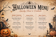 Vintage Halloween Backgrounds, a Background Graphic by MarisoArt (Thumbnail 4 of 5)