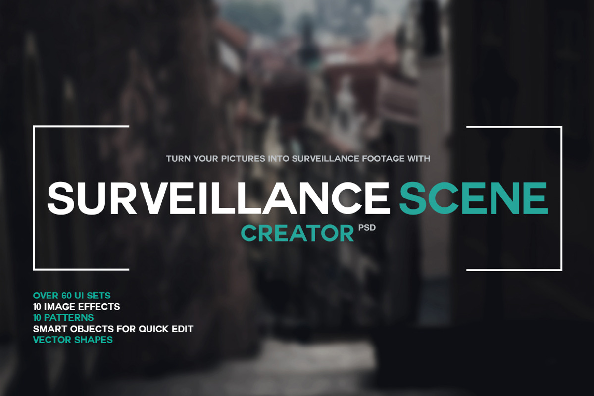 Surveillance Scene Creator PSD, a Brushes & More by M K GRAPHICS (Photo 1 of 5)