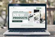 Website Banners for Canva | Green, a Templates & Theme by Thirty One Palms Studio (Thumbnail 4 of 8)