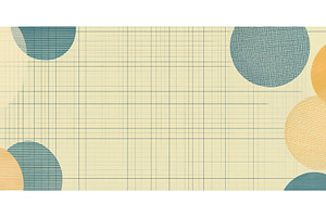 Circles and Grid Pattern Design for, an Illustration by Lermont51