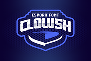 CLOWSH ESPORT, a Sans Serif Font by 24Design Studios (Thumbnail 2 of 5)