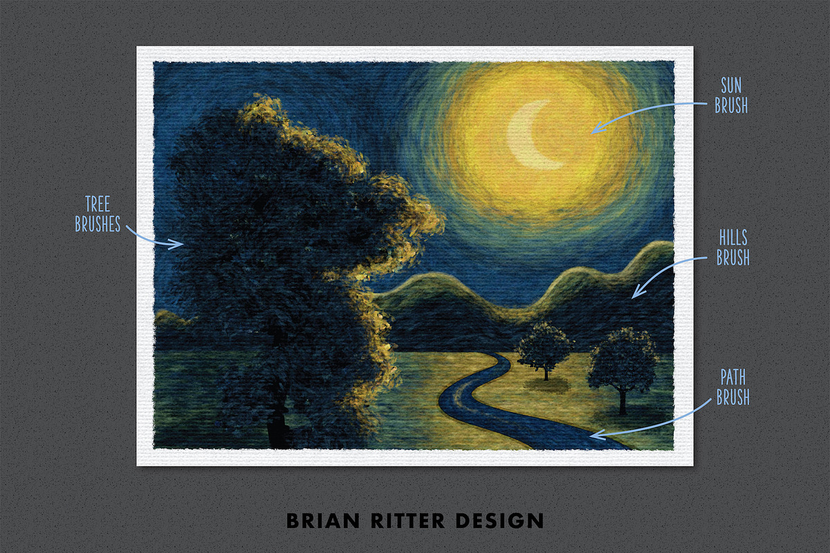 Landscape Toolkit, a Brush Add-On by Brian Ritter Design (Photo 4 of 11)