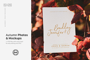 Autumn Photos & Mockups, a Print Template by Artcoast Studio