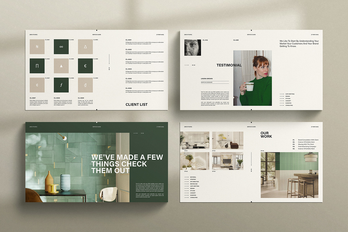 Services Guide Template Presentation, a Presentation Template by TemplatesForest (Photo 4 of 6)
