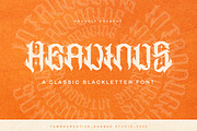 Heavinus - Classic Blackletter Font, a Blackletter Font by Dhabee (Thumbnail 1 of 15)