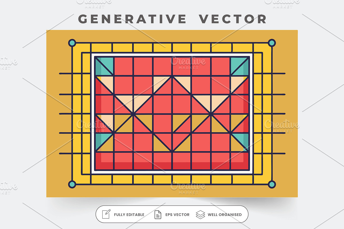 A colorful grid design featuring an, a Graphic by Iftikhar Alam