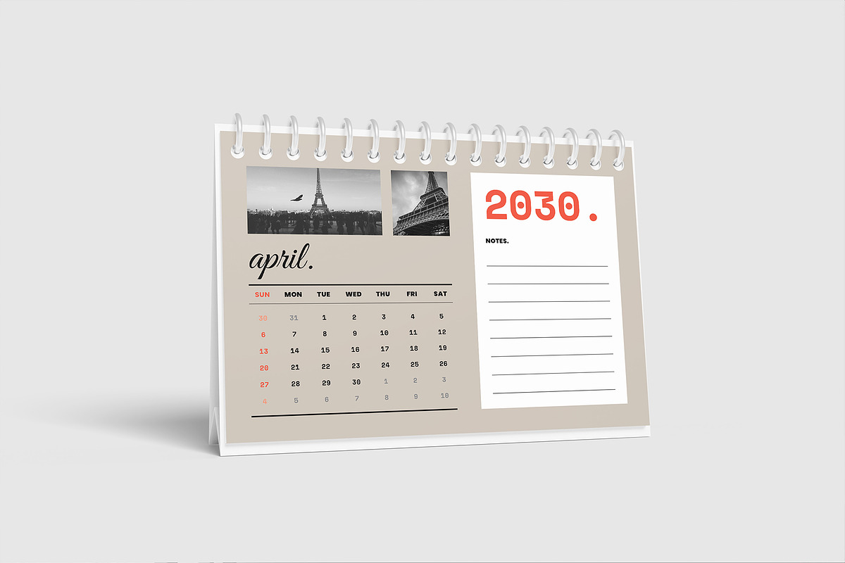 Desk Calendar, a Stationery Template by Occy Design (Photo 4 of 5)